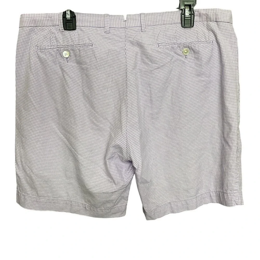 Y2K Polo Ralph Lauren Gingham Check Plaid‎ Shorts Slim GI Fit Size 38 Preppy